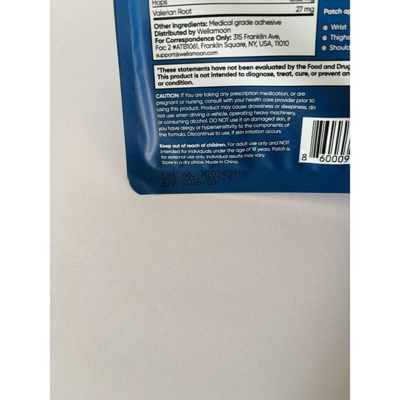 Wellamoon Sleep Support Patches 28 Patches NEW SEALED-Exp 9/17/26 - Picture 4 of 10